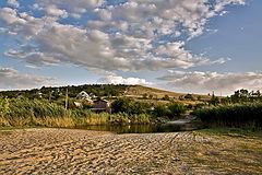 фото "Clouds over old river"