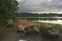 фото "вечер на озере"