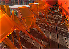 photo "end of the season - street cafe"