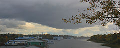 photo "Little drops of rain fall on the ground."