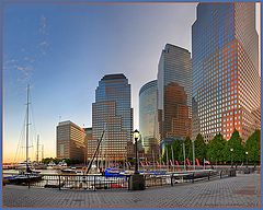 фото "Early morning in lower Manhattan"