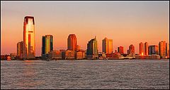 фото "Jersey City in the morning. View from lower Manhattan"