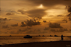 photo "The girl and ocean"