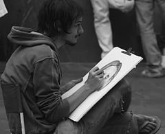 photo "the road's artist"