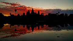 photo "Dawn over the temple of Angkor Wat"