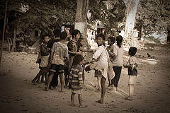 photo "Laos_outdoors games"