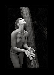 photo "Anne-Sophie in the shower"
