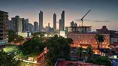 фото "Заря над Панама Сити"