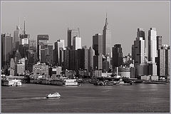 фото "The view on Manhattan from New Jersey,"