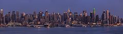 фото "Manhattan at twilight: a panoramic view from Weehawken"