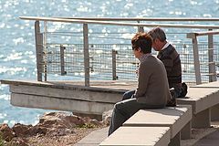 фото "speaking watching the  sea"