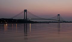 photo "Sunrise over Verrazano-Narrows Bridge"
