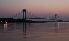 фото "Sunrise over Verrazano-Narrows Bridge"