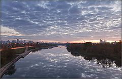 photo "Dawn over the Moscow River"