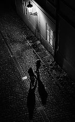 photo "Ночная фонарь a фигуры"
