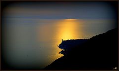 photo "A golden light spot on earth"
