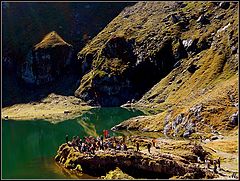 photo "Oasis of tranquility in the heart of the mountains"