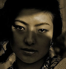 фото "Almond Eyes In Sepia"
