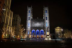 photo "Notre Dame (Montreal) at Night"