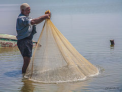 photo "Fisherman & his Net"