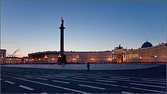 photo "Dawn over Palace Square. St. Petersburg."