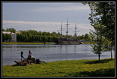 photo "Spring photo shoot en plein air"
