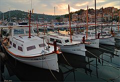 photo "Por la noche en el puerto"
