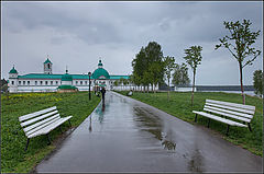 фото "Александро-Свирский монастырь. Дождь"