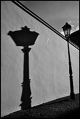 photo "Tень и фонарь"