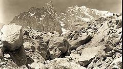 фото "Aiguille noir from Brenva glacier (Mont Blanc)"
