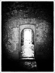 photo "Door. Cave temple, Akrotiri. Crete"
