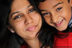 фото "mom son"