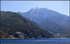 photo "Mount Athos and the Monastery of St.. Dionysius"