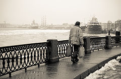 фото "Человек и пароход"