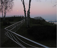 photo "Railings of stainless steel. The city of Nakhodka."