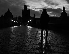 фото "Hочные башни и фигура"