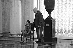 photo "в музее Эрмитаж с дедушкой"