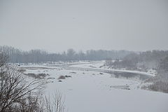 фото "Зима... река Урал... обеденное время..."