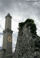 photo "the symbol of Genoa, Italy. the lighthouse named Lanterna"