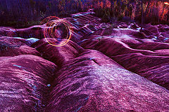 photo "Badland at sunset"