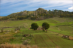 photo "Mountains and arable"
