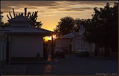 photo "Evpatoria. Sunset in the old town."
