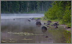 photo "Fog and rocks"