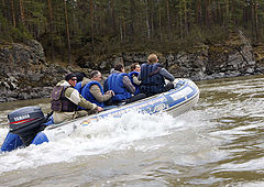 photo "on motor boat"