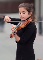 photo "The young violinist"