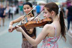 photo "On the Boulevard. Duet"