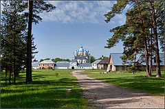 photo "island Konevets. man's monastery."