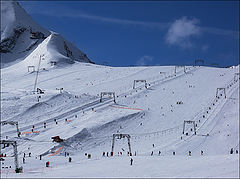 photo "Alps. On the glacier"