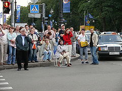 фото "Ожидая зеленый."