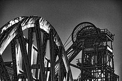 photo "Transporting miners down the Pits"